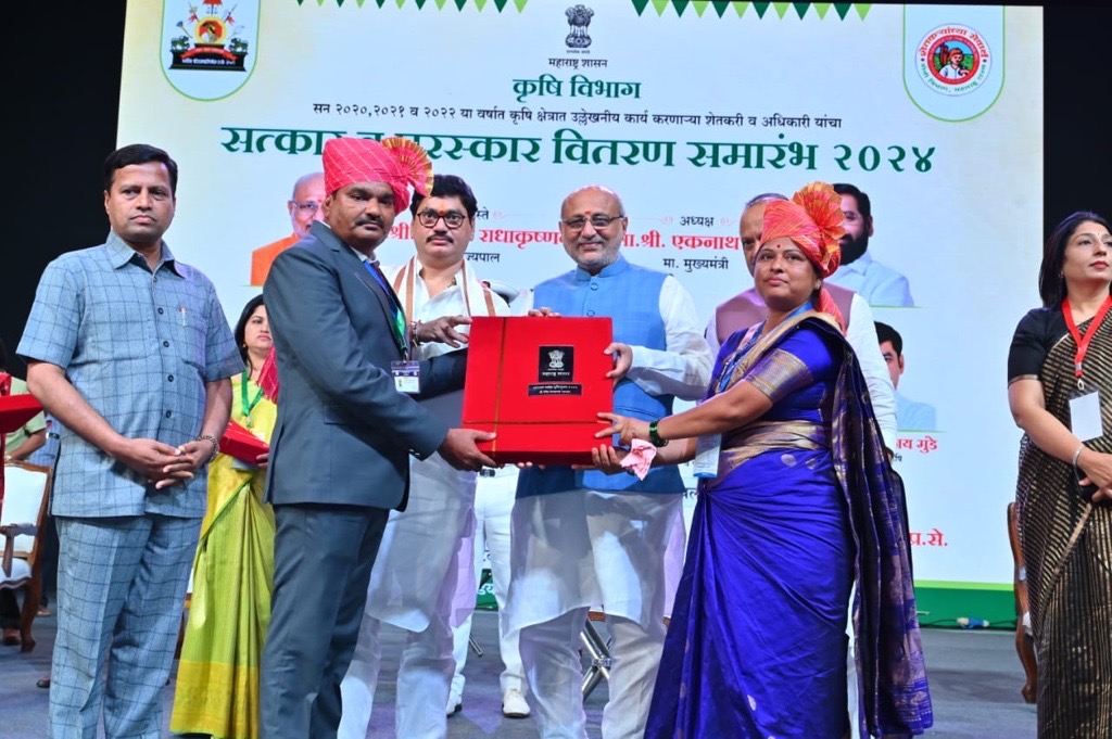 श्री रवींद्र महाजन - कृषिभूषण पुरस्कार सोहळा